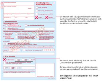 Fahrdienst Bröker - Muster Transportschein